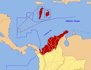 map Caribbean region_of_Colombia_map.2